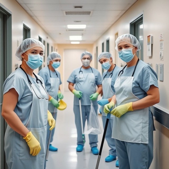 cleaning staff Health care uniforms