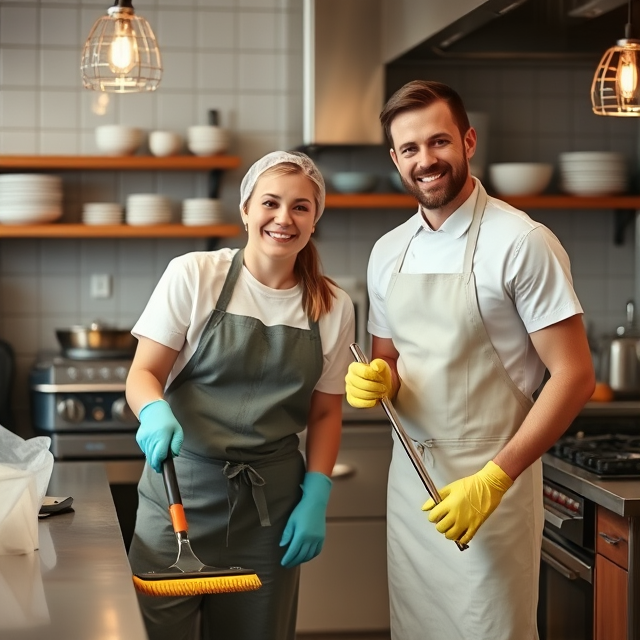 Cleaning staff Hospitality Uniforms 3